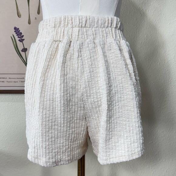 Free People FP Beach Oasis Cream Cardigan Shorts Set Coastal Granddaughter XS - Picture 5 of 9
